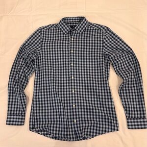 Ben Sherman Blue and White Gingham Casual Shirt
